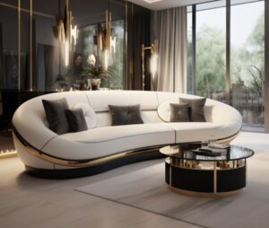 Luxury Sofa Model | BR 909 | ৩ সিটের অফিস লেদার সোফা