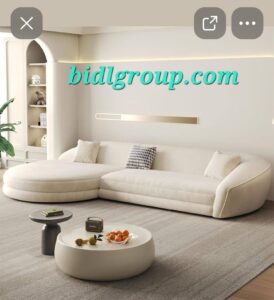 Premium Fabric Sofa | Bidl-BT-355 | Luxury Cotton Fabric Sofa with Super Soft Foam | BIDL Group
