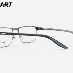 Nike Executive Stainless Steel Rectangle Eyeglass for Men – Gun Metal